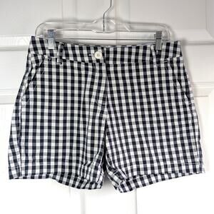 Crown & Ivy Caroline Gingham Chino Shorts – Size 6
